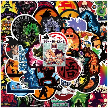 10/30/50 kom. Cool Anime Naljepnice Dragon Ball Dječje Igračke DIY Prtljaga Laptop Automobil Skateboard Crtani Grafiti Naljepnice Naljepnice Igračka Poklon
