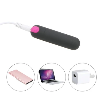 10 Frekvencijski Jak Vibrator Vaginalni Maser Mini Metak Vibrator Stimulator Klitorisa USB-Punjive Seks Igračke za Žene