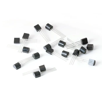 10 kom./lot Senzor Elektronski čip DS18B20 TO-92 18B20 čips Senzor temperature IC 18b20 diy e-mail