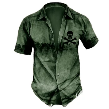 2022 Klasicni Muške Košulje Moderan Vanjski Odjeća Svakodnevne Ljetne Majice Kratkih Rukava Havajske Košulje Hip-hop Košulje Za Muškarce Muška Odjeća