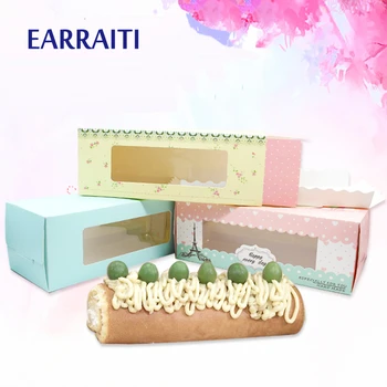 6PCS Proizvodnja Kutija, Rola Vjenčanje Torta Kraft-Papir Kutije Hranu Cupcake Bombone Keks Dječji Rođendan Suveniri Cirkus Poklon Pakiranje