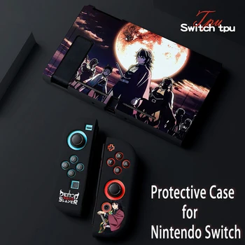 Anime Tema Zaštitna Torbica za Nintendo Switch NS Joy-Con Kućište Modula TPU Mekana Ljuska Torbica Pribor za Gamepad
