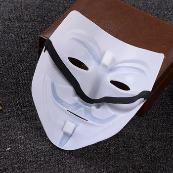 Anonimni Modni Dodatak Za Kostim Guy Fawkes Day Za Odrasle Macka Mascaras V Za Zurke Osvete, Маскарадная Maska Za Косплея