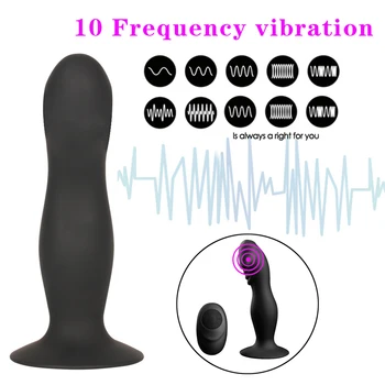 Bežični Daljinski Analni Dildo Vibrator Masažu Prostate G-spot Stimulans 10 Brzina Punjenja Anal Penis Vibrator Seks-Igračke za Muškarce