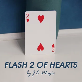 Bljeskalica 2 Srca od J. C Trikove izbliza Ulične Iluzije Trikove Ментализм Rekvizite 2 Srca koji se Pojavljuju na prazan kartici Magija