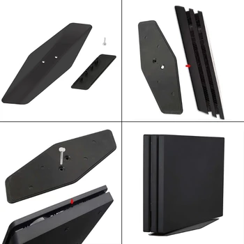 Crni Vertikalni Nosač Postolja Sigurnosni Držač Za PlayStation 4 PS4 Pro SLIM