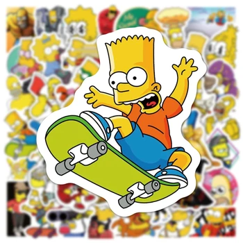 Crtani Anime Kawai the Simpsons Naljepnica za Laptop Kofer Obrtni Vodootporne Naljepnice Album Grafiti Dječje Igračke Navijači Pokloni