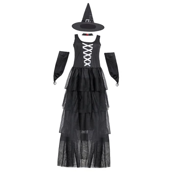 Dame Fantazije Vještica Prerušiti Se Vilinski Vještica U Halloween Party Cosplay Odijelo Odijelo