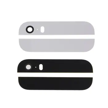 Gornji i Donji Stražnji Staklena Smjenski kućište Za iPhone 5S Crne ili bijele boje