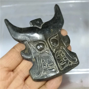 Iron Stone Хуншань Kulture meteorit starinski Niutou ukras ručni rad