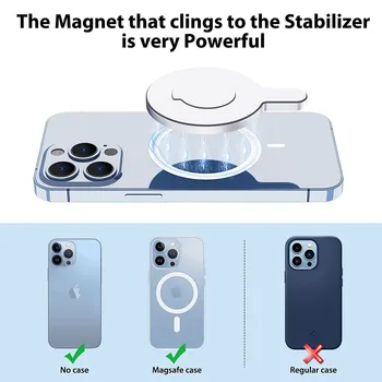 Magsafe Telefon Adapter, Nosač za OM 6/OM 5/OM 4/OM 4 SE Vratila Stabilizator za iPhone i Android Magnetsko Prsten Spona Držač