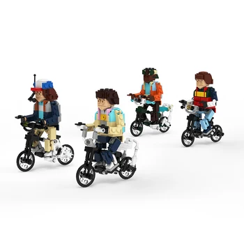 MOC 35522 Demogorgon Brickheadzs za Filmove Strangered Things Lik Дастина MOC Figurice Bicikl Gradivni Blokovi Igračke Baby Darove