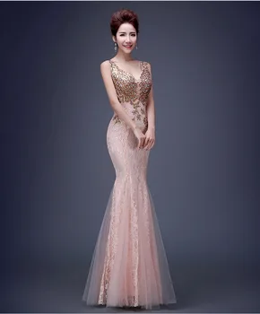 Moderan Vjenčanje Večernja haljina Sirena Cheongsam u Kineskom Stilu, Donje Elegantan Qipao, Seksi haljina s Ribljim repom, Vestido S-3XL