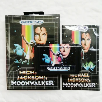 Moonwalker Michael Jackson za 16-bitna igraća konzola Genesis / Megadrive s malo kutijom i uputama