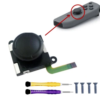 Nintend Prekidač Joy-con 3D Analogni Analogni Senzor Osi navigacijsku tipku Potenciometar OEM Za Nintendo Switch NS Joycon s 4 Y-образными učvršćenjem
