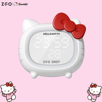 Novi Sanrio Hello Kitty Pametan Alarm Studentski Slatka Crtani Zvučne Bluetooth Sat Za Djevojčice Poklon Za Rođendan