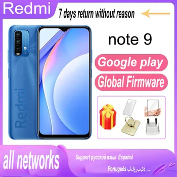 Redmi note 9/9 t 4 G celular Xiaomi Smartphone 4 GB, 128 GB i Snapdragon 662 globalna verzija puni netcom 6000 mah Baterija