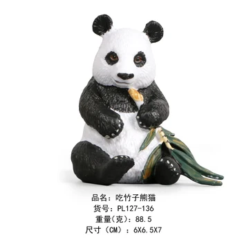 Simulacija Modela Kina Panda PVC Figure Životinja Figurica za Dječju Kolekciju Lutka Minijaturne Razvojne Igračke