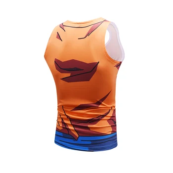 Son GOKU Prsluk Dragonball Z Angemon Fitness Быстросохнущие Hlače Обтягивающая 3D košulja Cosplay Odijelo Vruće Anime Cosplay na Noć vještica