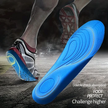 Sportski ulošci za stopala od pjene s učinkom memoriju, koja se može Rezati, Zatvarači na Silikonski Uložak, Dezodorans za cipele, Prozračna podloga za Trčanje Za Noge