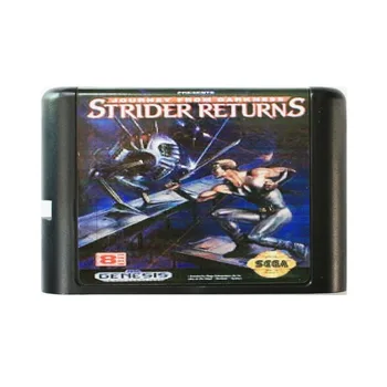 Strider se vraća 16-bitnu igraću kartu MD za Sega Mega Drive Za SEGA Genesis