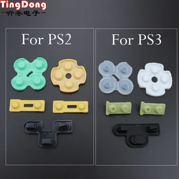 TingDong Zamjena Silikonske Gume Priključke za Polaganje Gumb Touch Za ps2 Kontroler PS2 PS3 rezervni Dijelovi Za Popravak