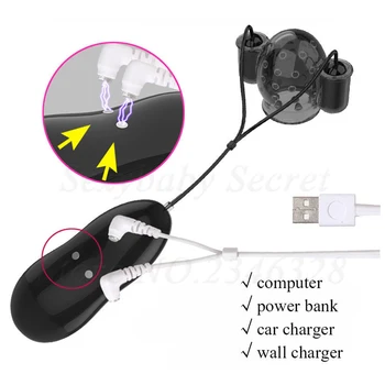 USB Punjenje Muške Glave Trening Osjetljivosti Uređaj Za Odgađanje Ejakulacije Električni Vibrator Za Penis Maser Za Člana Seks-Igračke Za Muškarce