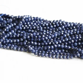 Veleprodaja Prirodni Pravi Plavi Safir Izbrušena Cijele Besplatne Male Perle 15