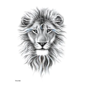 Vodootporne Privremena Tetovaža Naljepnica Šumski Lav Tigar Medvjed Flash Tetovaže Žene Leopard Vuk Crown Body Art Ruku Lažna Tetovaža Muškarci