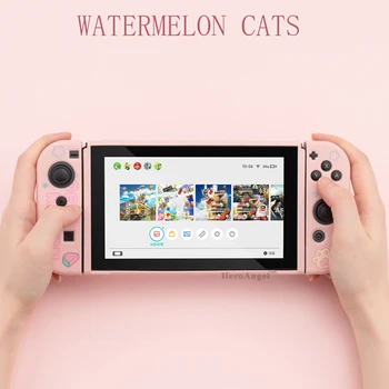Za Nintendo Switch Lubenica Mačka Crtani film Pink Djevojka Godišnje Fantastična Liga TPU Meki Stražnje Korice Za Nintendo Switch